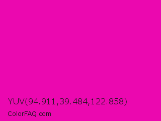 YUV 94.911,39.484,122.858 Color Image