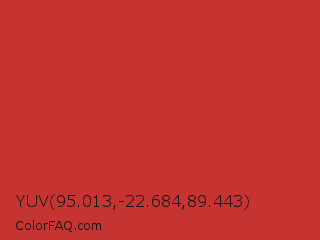 YUV 95.013,-22.684,89.443 Color Image