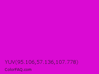 YUV 95.106,57.136,107.778 Color Image