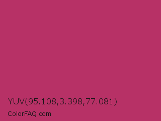 YUV 95.108,3.398,77.081 Color Image