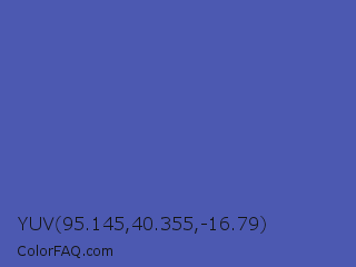 YUV 95.145,40.355,-16.79 Color Image