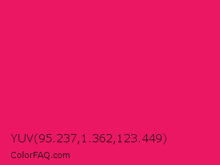YUV 95.237,1.362,123.449 Color Image