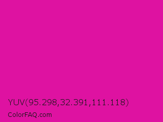 YUV 95.298,32.391,111.118 Color Image