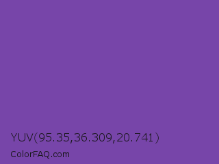 YUV 95.35,36.309,20.741 Color Image