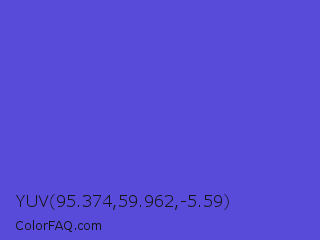 YUV 95.374,59.962,-5.59 Color Image
