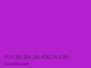 YUV 95.501,54.476,74.106 Color Image