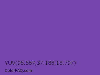 YUV 95.567,37.188,18.797 Color Image