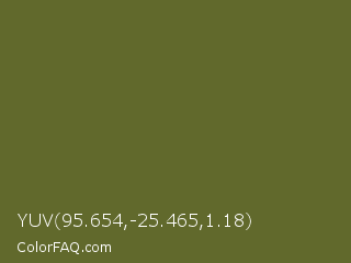 YUV 95.654,-25.465,1.18 Color Image