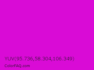 YUV 95.736,58.304,106.349 Color Image