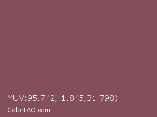 YUV 95.742,-1.845,31.798 Color Image