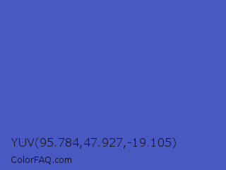 YUV 95.784,47.927,-19.105 Color Image
