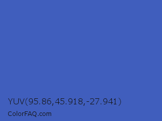 YUV 95.86,45.918,-27.941 Color Image
