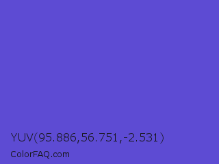 YUV 95.886,56.751,-2.531 Color Image