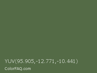 YUV 95.905,-12.771,-10.441 Color Image