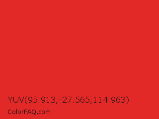 YUV 95.913,-27.565,114.963 Color Image