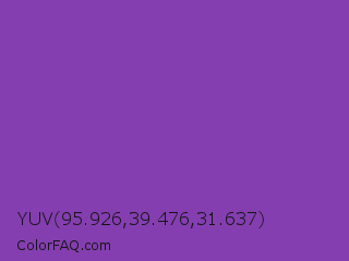 YUV 95.926,39.476,31.637 Color Image