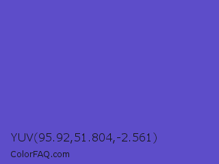 YUV 95.92,51.804,-2.561 Color Image