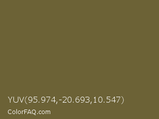 YUV 95.974,-20.693,10.547 Color Image