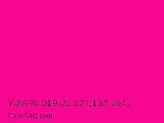 YUV 96.019,25.627,134.164 Color Image