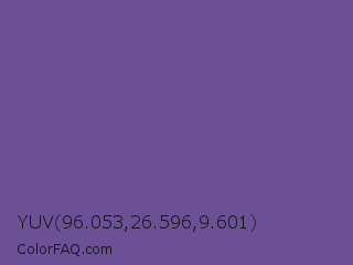 YUV 96.053,26.596,9.601 Color Image