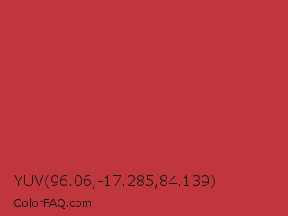 YUV 96.06,-17.285,84.139 Color Image