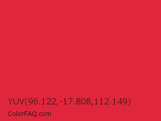 YUV 96.122,-17.808,112.149 Color Image
