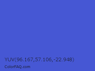YUV 96.167,57.106,-22.948 Color Image