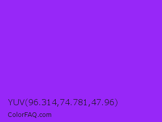 YUV 96.314,74.781,47.96 Color Image