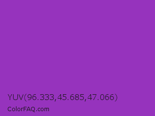 YUV 96.333,45.685,47.066 Color Image