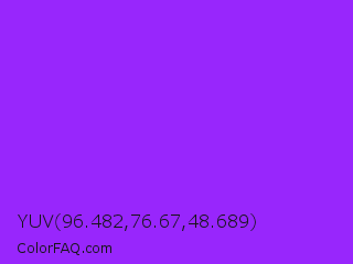 YUV 96.482,76.67,48.689 Color Image