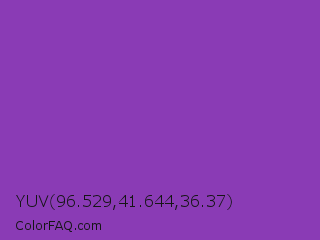 YUV 96.529,41.644,36.37 Color Image