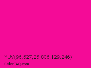 YUV 96.627,26.806,129.246 Color Image