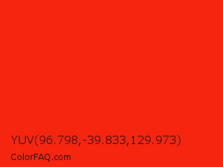 YUV 96.798,-39.833,129.973 Color Image