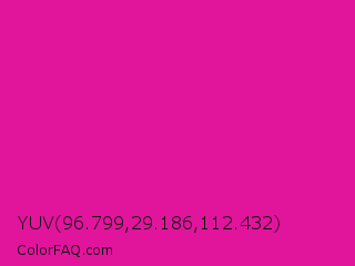 YUV 96.799,29.186,112.432 Color Image