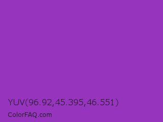 YUV 96.92,45.395,46.551 Color Image