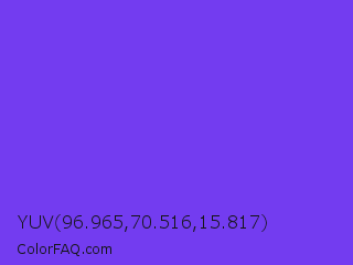 YUV 96.965,70.516,15.817 Color Image