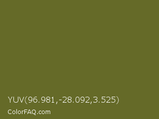 YUV 96.981,-28.092,3.525 Color Image