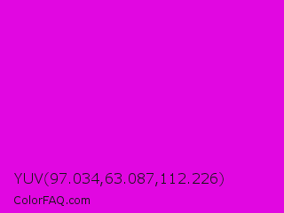 YUV 97.034,63.087,112.226 Color Image