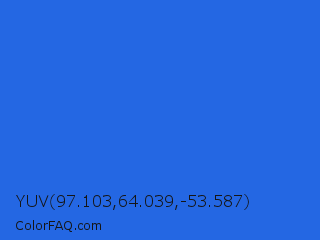 YUV 97.103,64.039,-53.587 Color Image