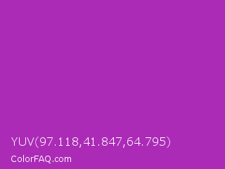 YUV 97.118,41.847,64.795 Color Image