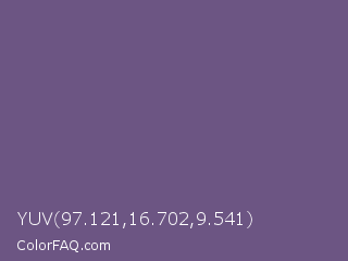 YUV 97.121,16.702,9.541 Color Image