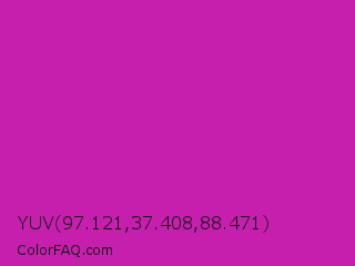 YUV 97.121,37.408,88.471 Color Image
