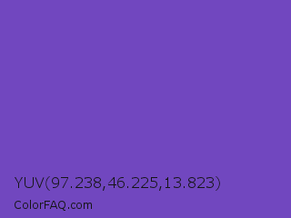 YUV 97.238,46.225,13.823 Color Image