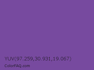 YUV 97.259,30.931,19.067 Color Image