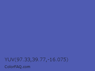 YUV 97.33,39.77,-16.075 Color Image