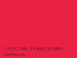YUV 97.388,-14.488,120.686 Color Image