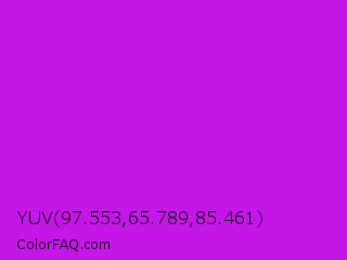 YUV 97.553,65.789,85.461 Color Image