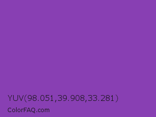 YUV 98.051,39.908,33.281 Color Image