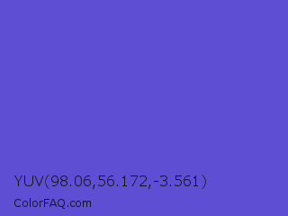 YUV 98.06,56.172,-3.561 Color Image