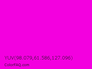 YUV 98.079,61.586,127.096 Color Image